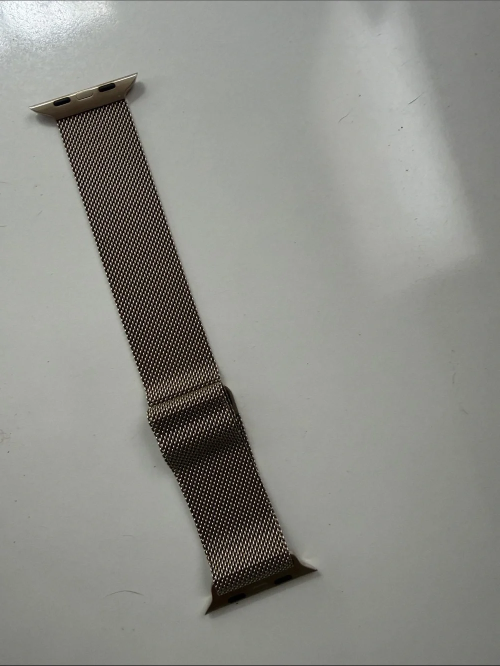 Apple 45mm Gold Stainless Steel Milanese Loop Smartwatch Band